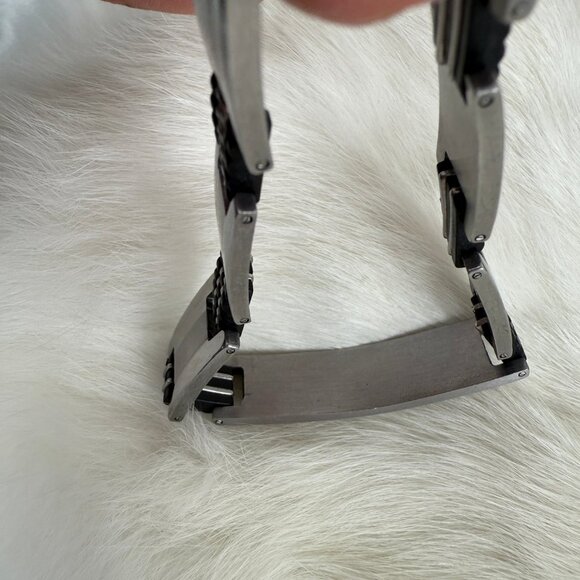 Men's Religious Christian Faith Stainless Steel Bracelet 8" - Picture 4 of 7